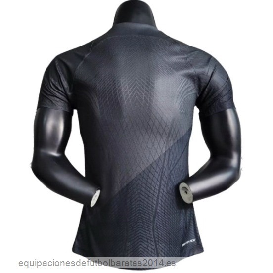 Nuevo Tailandia Especial Jugadores Camiseta Portugal 2024 Gris Negro Baratas